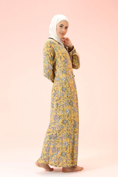 2001-01 Likapa Viskon Namaz Elbisesi SARI ŞAL - 2