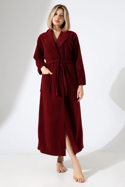 Likapa Uzun Şal Yaka Polar Sabahlık 226 2XL
