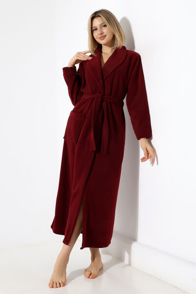 Likapa Uzun Şal Yaka Polar Sabahlık 226 2XL