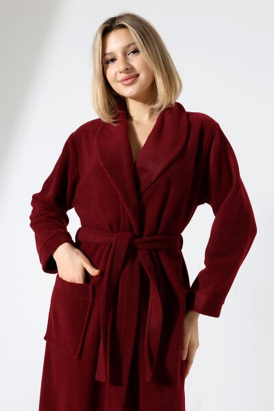 Likapa Uzun Şal Yaka Polar Sabahlık 226 2XL
