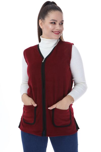 Likapa Polar Yelek Bordo - 2XL