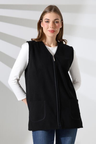 Likapa Polar Yelek SİYAH - 3XL