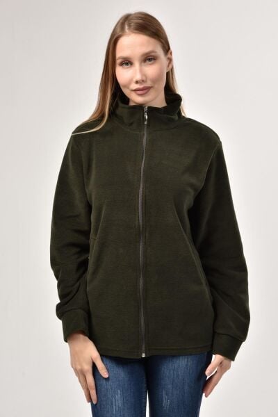 Likapa Fermuarlı Cepli Polar Mont Hakii - 3XL