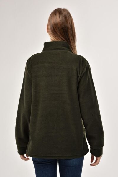 Likapa Fermuarlı Cepli Polar Mont Hakii - 3XL