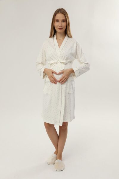 Likapa İnterlok Hamile Lohusa Uzun Kol Sabahlık 1356