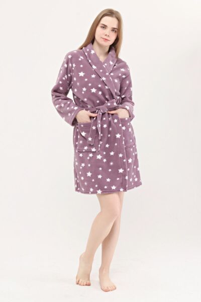 236 POLAR KISA SABAHLIK Mor Yıldız - XL