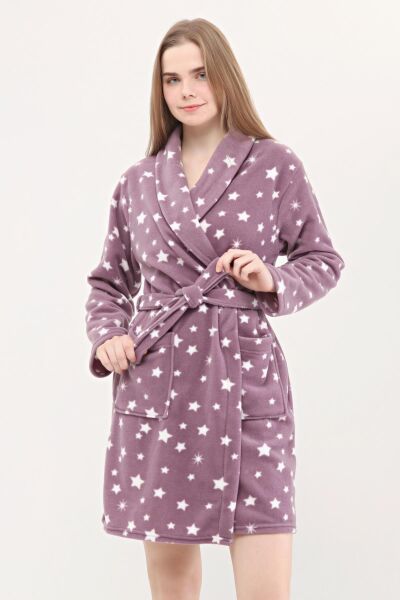 236 POLAR KISA SABAHLIK Mor Yıldız - XL