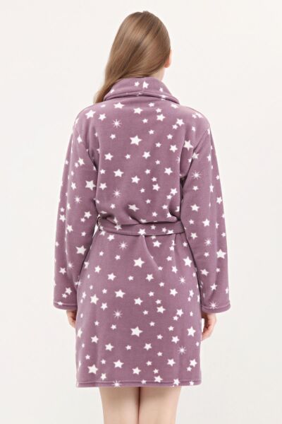 236 POLAR KISA SABAHLIK Mor Yıldız - 2XL