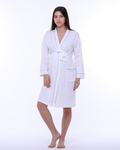 EKRU - MAVİ BİYELİ