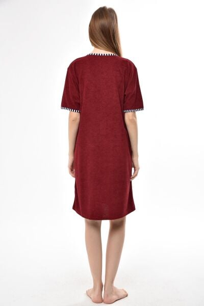 3104 Likapa Fermuarlı Havlu Elbise