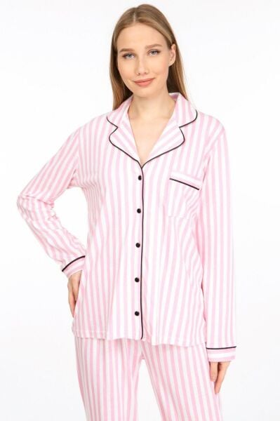 Likapa Penye Uzun Kol Pijama Takımı 001352-05