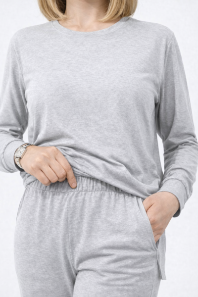 İki iplik Kumaş Bisiklet Yaka Eşofman Takımı 550 XL