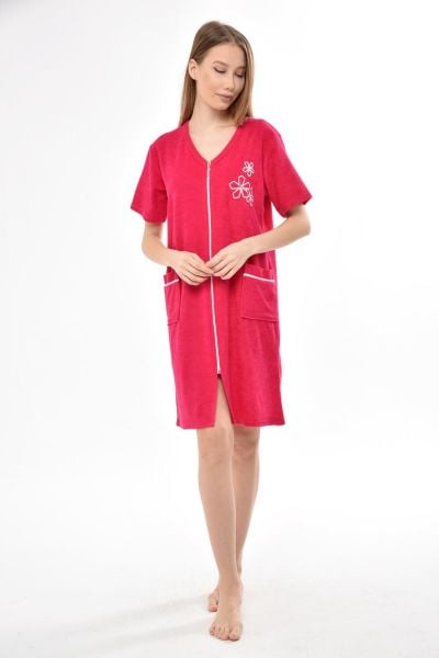 3101 Likapa Fermuarlı Havlu Elbise