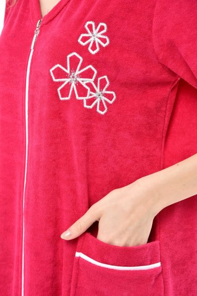 3101 Likapa Fermuarlı Havlu Elbise