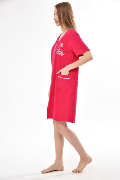 3101 Likapa Fermuarlı Havlu Elbise